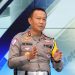 Kakorlantas Polri dalam acara Metro Siang di Studio 1 Metro TV, Jakarta.