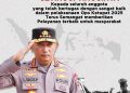 Kapolri Apresiasi Jajaran atas Suksesnya Operasi Ketupat 2025