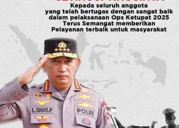Kapolri Apresiasi Jajaran atas Suksesnya Operasi Ketupat 2025