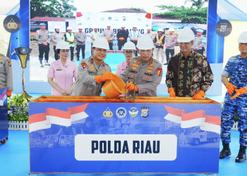 Groundbreaking 9 Dapur SPPG di Riau dukung penuh makan bergizi gratis