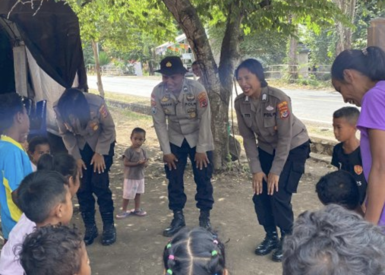 trauma healing anak-anak korban erupsi di pengungsian