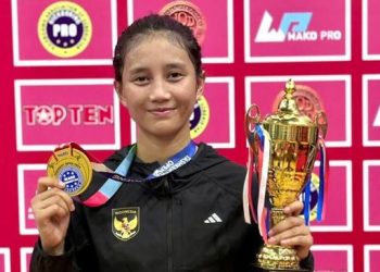 Polwan Polda Sumut Raih Medali Emas di Uzbekistan Kickboxing World Cup 2025