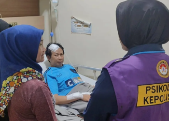 trauma healing pasca ledakan di SMAN 72 Jakarta