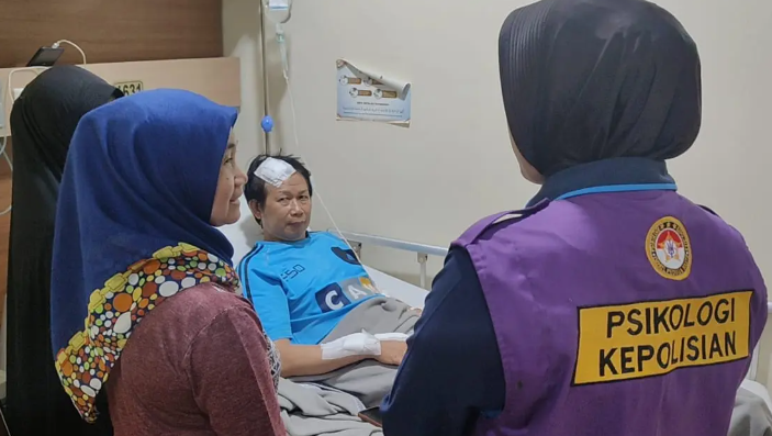trauma healing pasca ledakan di SMAN 72 Jakarta