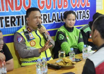 Kakorlantas Polri Sapa Ojol Yogyakarta, Perkuat Keselamatan Lalu Lintas