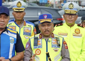 Kakorlantas Polri Tinjau Rest Area KM 66 Tol Pandaan