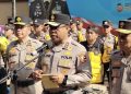 Apel dipimpin oleh Kadiv Humas Polri Irjen Johnny Eddizon Isir, Rabu (11/3/2025).