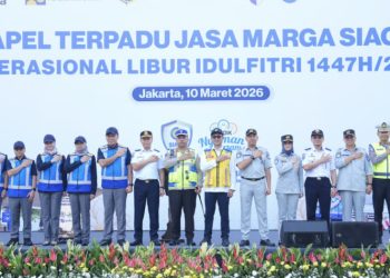 Kakorlantas Hadiri Apel Terpadu Jasa Marga