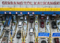 one way nasional di tol saat arus balik Lebaran
