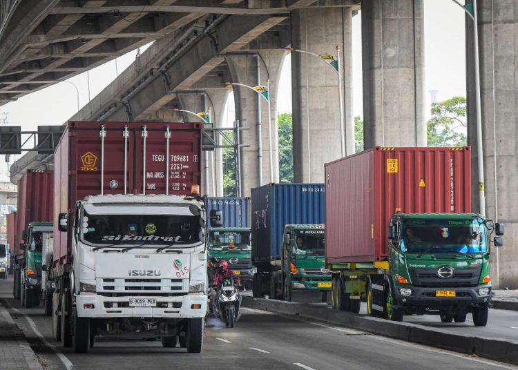pembatasan operasional angkutan barang selama periode Lebaran 2026