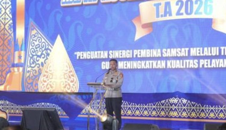 Kakorlantas Buka Rakor Pembina Samsat 2026