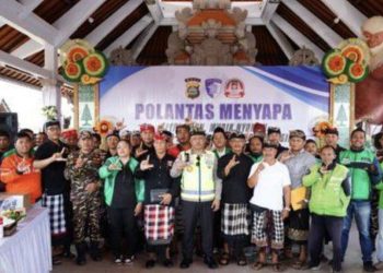 Kakorlantas Gelar 'Polantas Menyapa' di Bali, Pastikan Lebaran dan Nyepi Aman