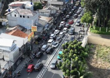 ETLE Drone Presisi Pantau Lalin Pasar Minggu-MT Haryono